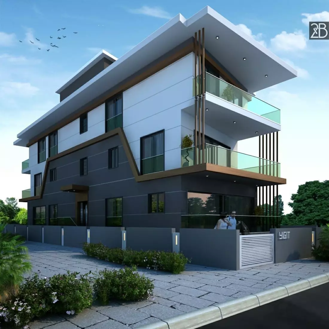 New 3 bedroom smart apartment project at the center of Marmaris.