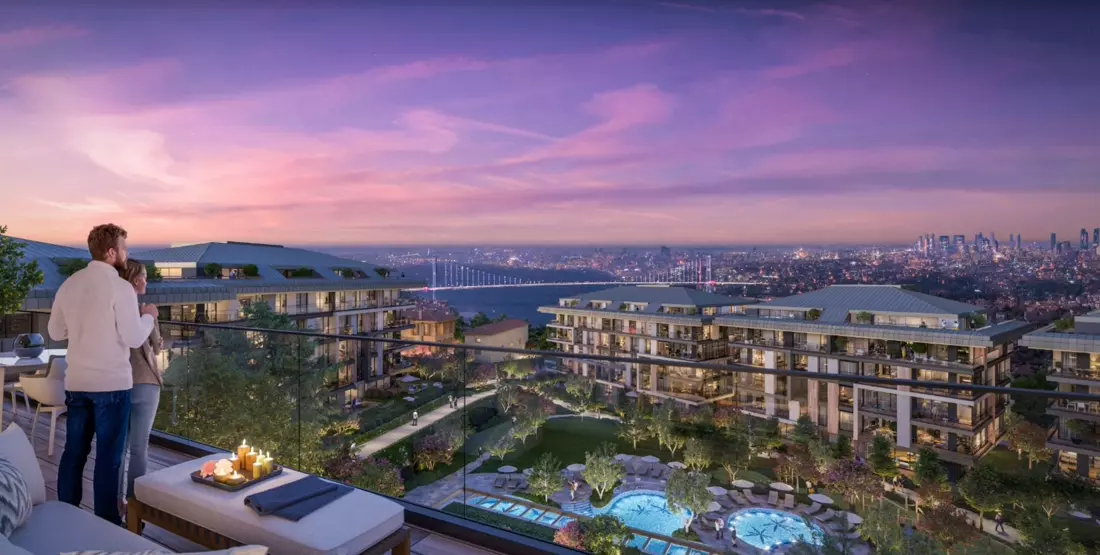 Bosphorus View Privileged Life Çengelköy Project with Sound of Nature