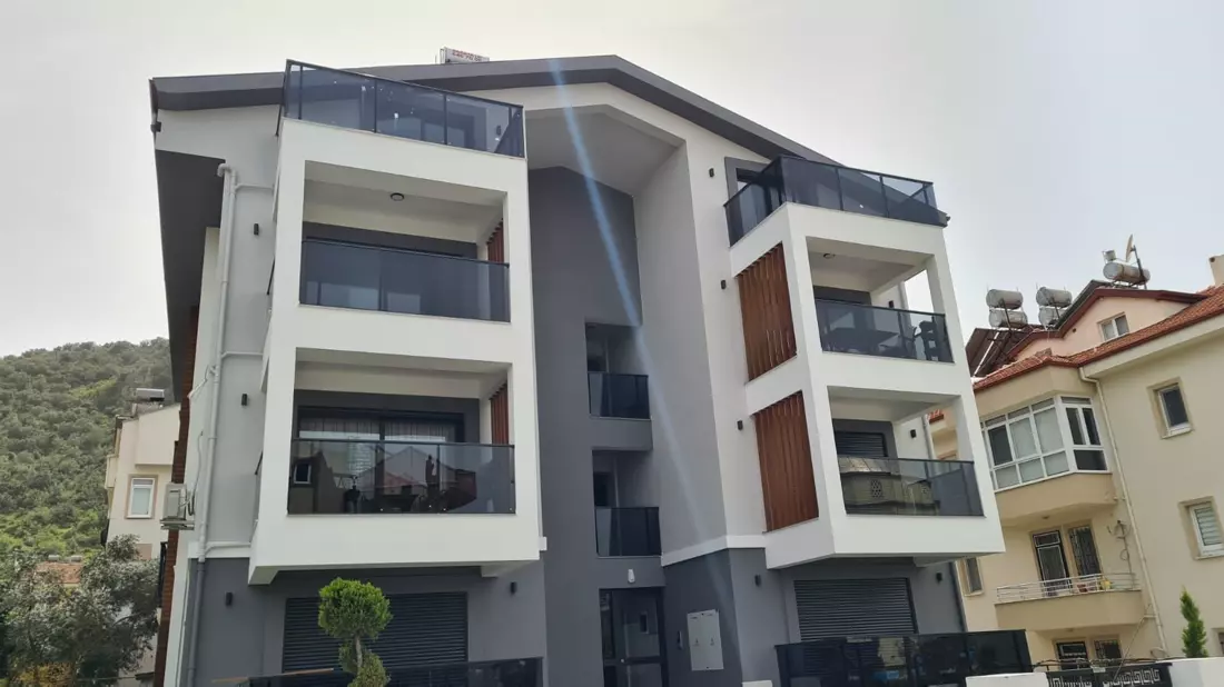 3+1 Newly Built Duplex Apartment For Sale In Fethiye Tasyaka