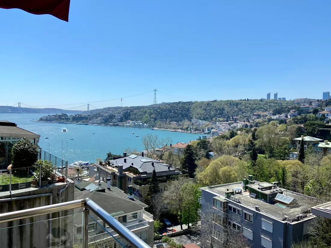 Bosphorus View Duplex Flat For Sale In Amazing Location Bebek