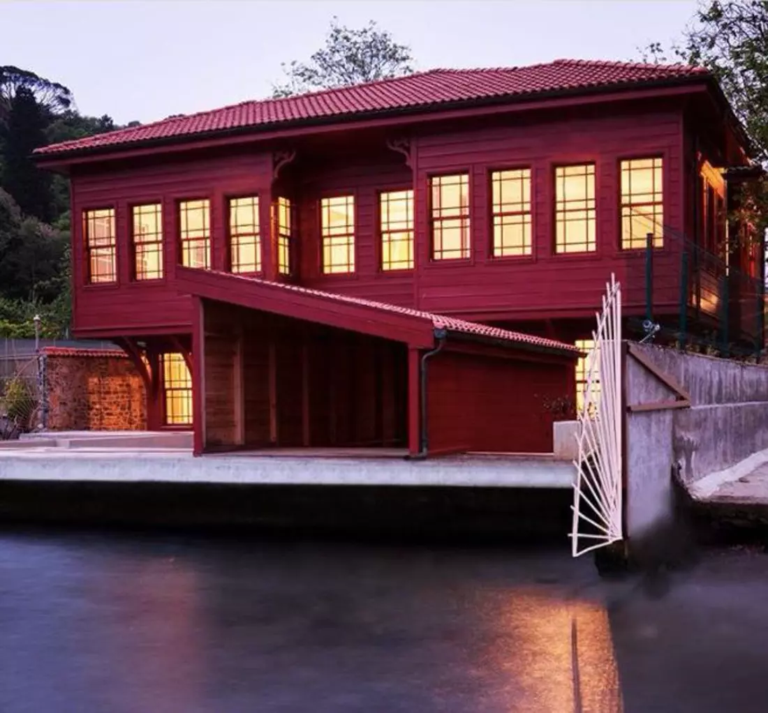 Ottoman Historical Stunning Red Waterside Mansion