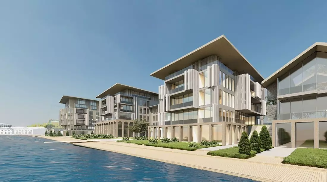 Luxury Homes in the Golden Horn next to Historical Shipyard