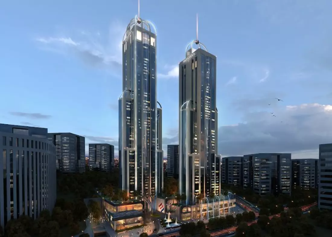 Hotel Concept Luxurious Residences with Sea View and Shopping Mall