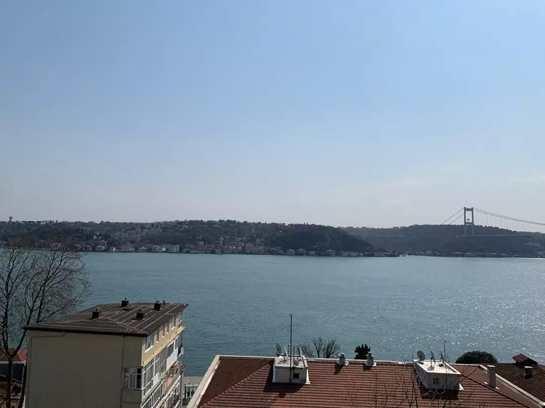 2+1 Apartment With Bosphorus View in Sarıyer, Emirgan