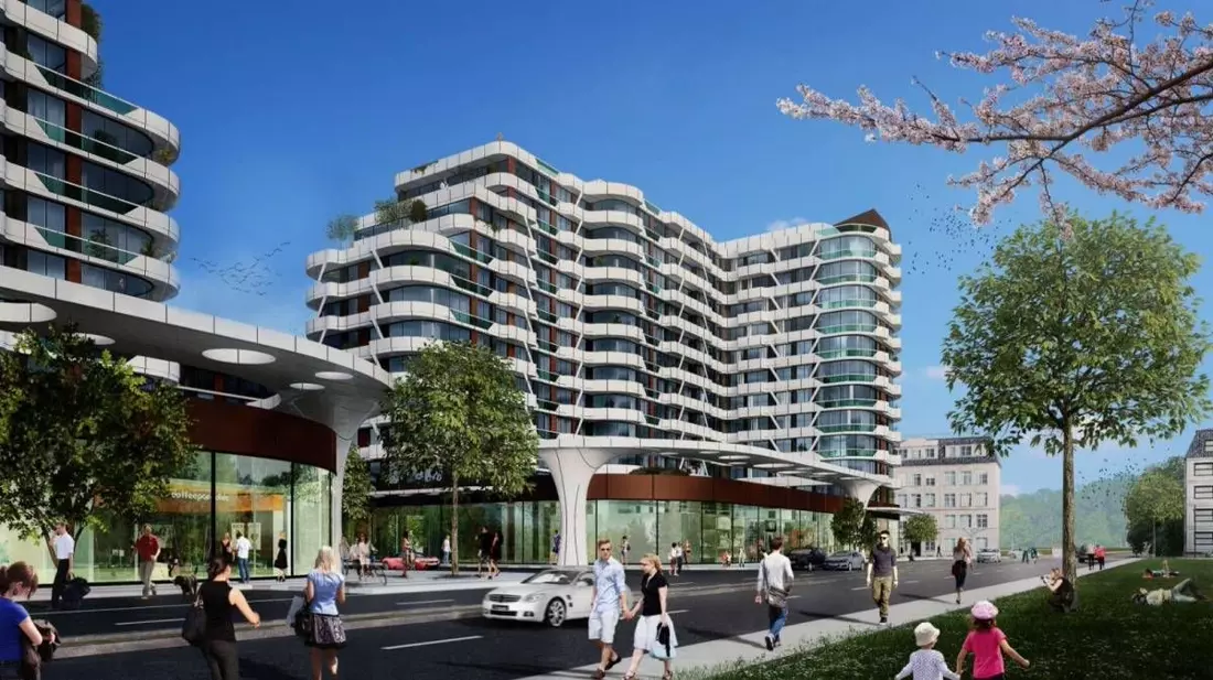 Open Mall Concept Residences Close to Marina in Prime Location Beylikdüzü İstanbul