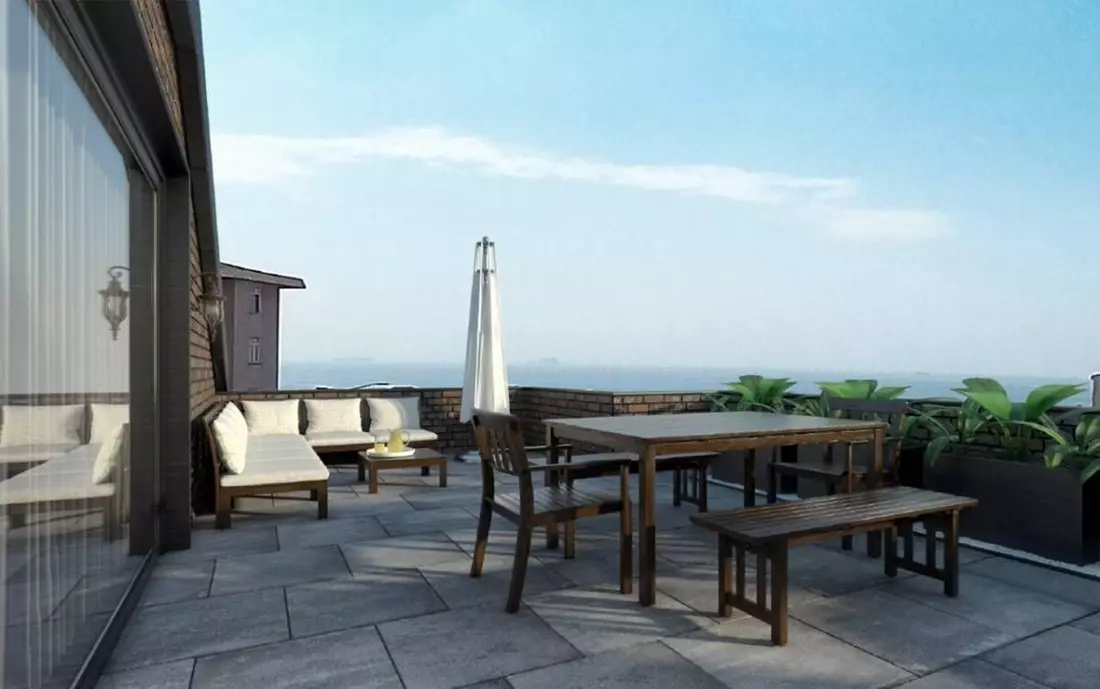 Stylish Sea View Roof Duplexes with Large Terraces in Elite Etiler İstanbul