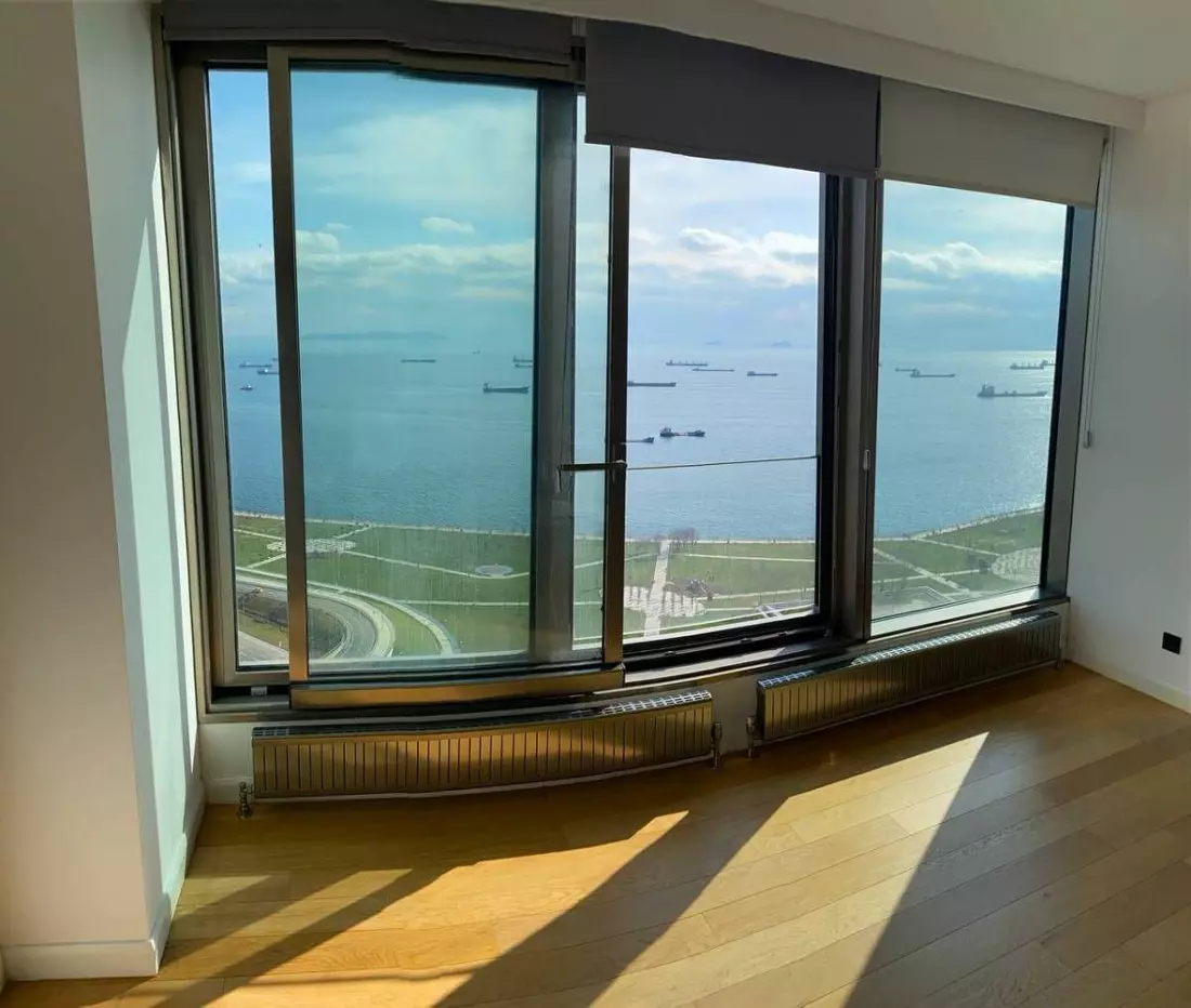 1 + 1 Apartment For Sale With Full Sea View In Kazlicesme Istanbul