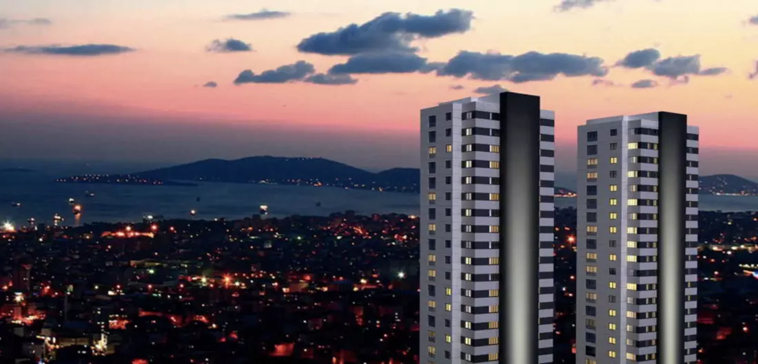 Marmara Sea View Vertical Tower Residences with Rich Facilities in Kartal