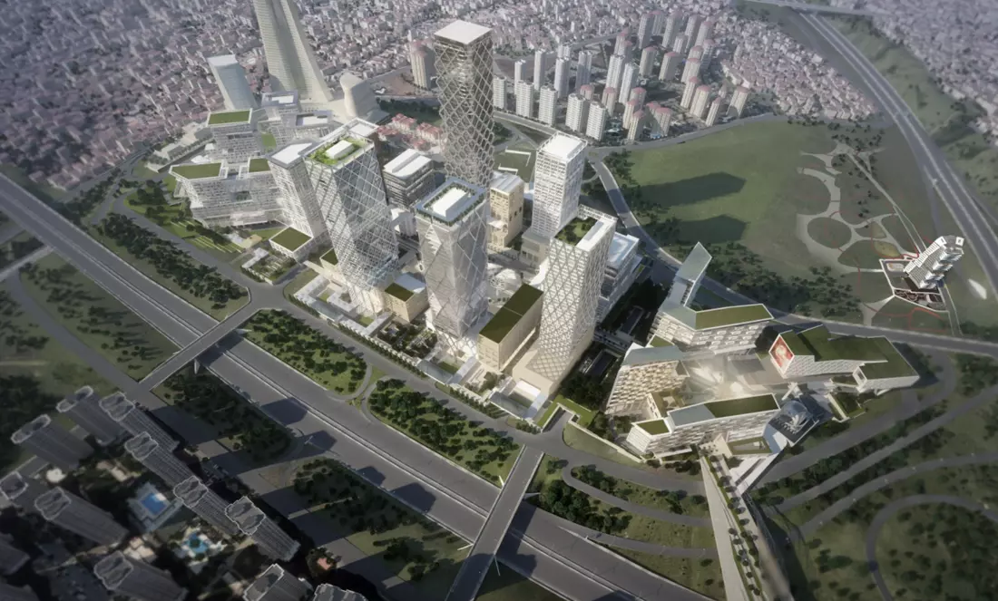 Rising Tower Ataşehir Residences Near International Finance Center & Shopping Malls Close to Metro
