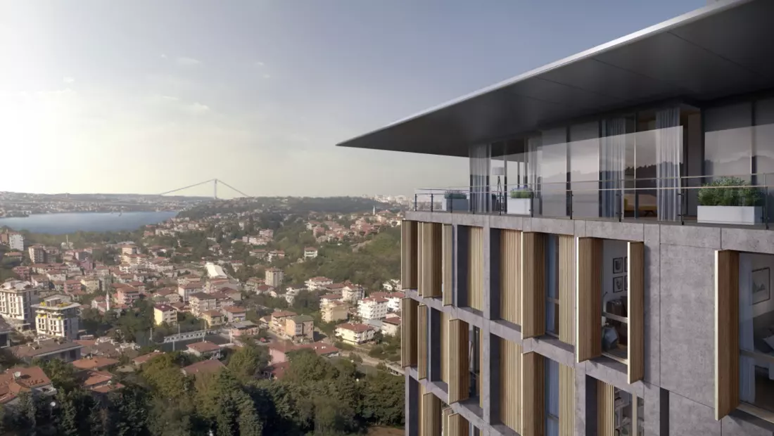 Striking Bosphorus View Spacious Roof Duplexes in Unique Design Kandilli Homes Üsküdar