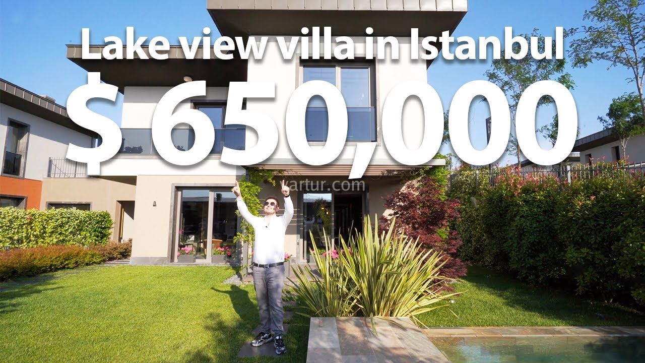 Lake view villa in Istanbul $650,000 | Turkey Vlog #10