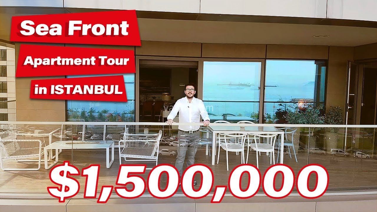 $1,500,000 Seafront apartment tour Bakirkoy real estate Pruva 34 | Turkey property Istanbul Vlog #9